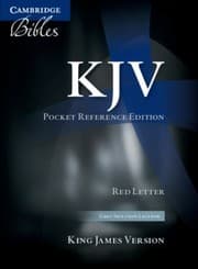 Tapa de Pocket Reference BibleKJV