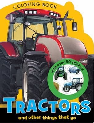 Tapa de Tractors Mini Coloring Book