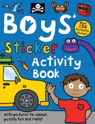 Tapa de Boys Sticker Activity Book