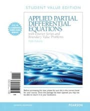 Tapa de Applied Partial Differential Equations with Fourier Series and Boundary Value Problems Books a la Carte