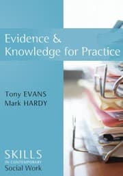 Tapa de Evidence and Knowledge for Practice
            
                Scsw  Skills for Contemporary Social Work