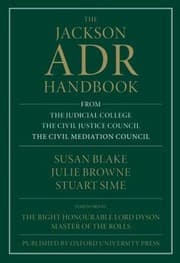 Tapa de The Jackson ADR Handbook