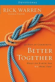 Tapa de 40 Days of Community Better Together Devotional
            
                Living with Purpose Paperback