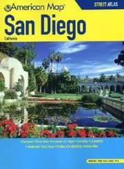 Tapa de San Diego California Street Atlas
            
                American Map