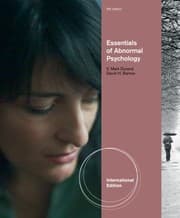 Tapa de Essentials of Abnormal Psychology David Barlow V Durand