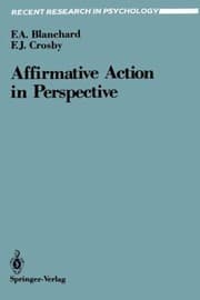 Tapa de Affirmative Action in Perspective
            
                Recent Research in Psychology
