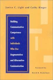 Tapa de Building communicative competence with individuals who use augmentative and alternative communication