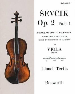 Tapa de Sevcik for Viola