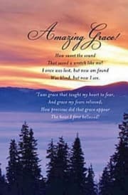Tapa de Amazing Grace Bulletin Package of 50