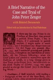 Tapa de A Brief Narrative of the Case and Tryal of John Peter Zenger
Bedford Series in History Culture Paperback