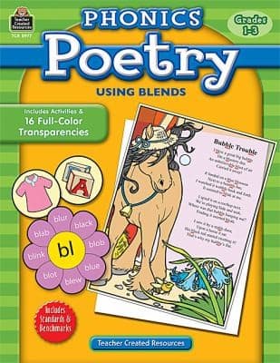 Tapa de Phonics Poetry Using Blends