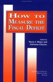 Tapa de How to Measure the Fiscal Deficit