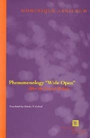 Tapa de Phenomenology Wide Open
            
                Perspectives in Continental Philosophy Paperback Unnumbered