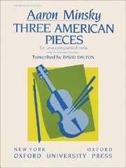 Tapa de Three American Pieces
            
                Oxford Music for Viola