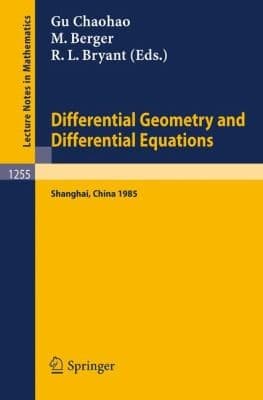 Tapa de Differential Geometry and Differential Equations
Lecture Notes in Mathematics