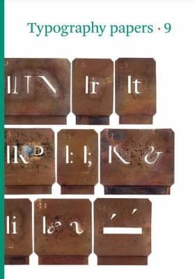 Tapa de Typography Papers 9