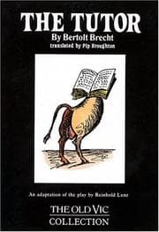 Tapa de The Tutor (Old Vic Theatre Collection, Vol 2)
