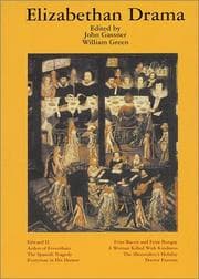 Tapa de Elizabethan drama