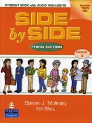 Tapa de Side by Side 4 Sudent Book with Audio CD Highlights