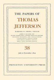 Tapa de The Papers of Thomas Jefferson Volume 38
Papers of Thomas Jefferson