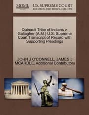 Tapa de Quinault Tribe of Indians V Gallagher AM US Supreme Court Transcript of Record with Supporting Pleadings