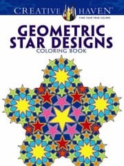 Tapa de Creative Haven Geometric Star Designs Coloring Book