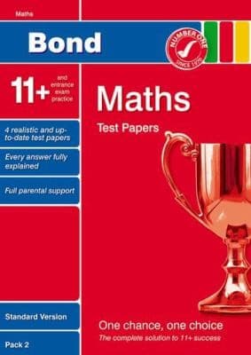 Tapa de Bond 11 Test Papers Maths Standard Pack 2