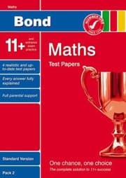 Tapa de Bond 11 Test Papers Maths Standard Pack 2