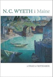 Tapa de N C Wyeths Maine Notecard Foli