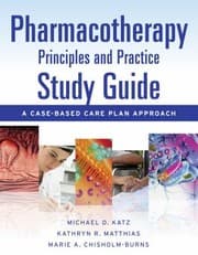 Tapa de Pharmacotherapy Principles  Practice Study Guide