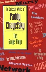 Tapa de The Collected Works of Paddy Chayefsky