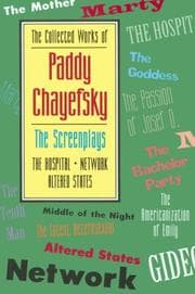 Tapa de The Collected Works of Paddy Chayefsky