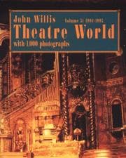 Tapa de Theatre World 1994-1995, Vol. 51 (Theatre World)