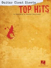 Tapa de Guitar Cheat Sheets Top Hits