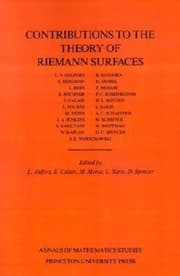 Tapa de Contributions to the Theory of Riemann Surfaces Am30
            
                Annals of Mathematics Studies Paperback