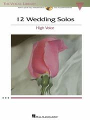 Tapa de 12 Wedding Solos High Voice With CD Audio
Vocal Library