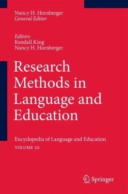 Tapa de Research Methods in Language and Education