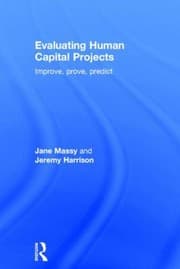 Tapa de Evaluating Human Capital Projects