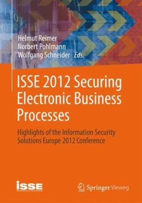 Tapa de ISSE 2012 Securing Electronic Business Processes