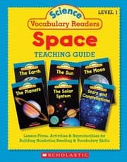 Tapa de Science Vocabulary Readers Space
