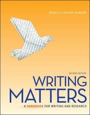 Tapa de Writing Matters Tabbed Edition