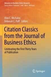 Tapa de Citation Classics from the Journal of Business Ethics
Advances in Business Ethics Research