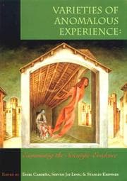 Tapa de Varieties of anomalous experience