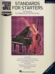 Tapa de Standards for Starters With CD Audio
            
                Hal Leonard Easy Jazz PlayAlong
