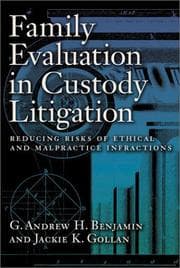 Tapa de Family evaluation in custody litigation