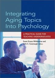 Tapa de Integrating aging topics into psychology
