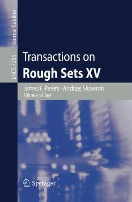 Tapa de Transactions on Rough Sets XV
            
                Lecture Notes in Computer Science  Transactions on Rough Se
