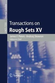 Tapa de Transactions on Rough Sets XV
Lecture Notes in Computer Science Transactions on Rough Se