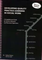 Tapa de Developing Quality Practice Learning in Social Work