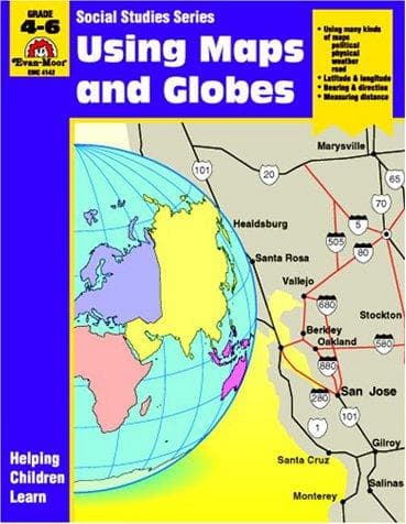 Tapa de Using Maps and Globes, Grades 4-6